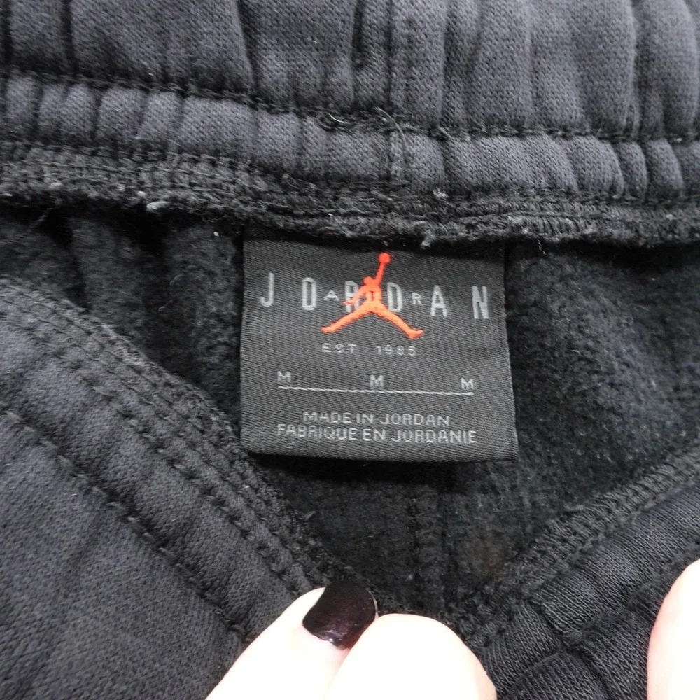 Jordan Jumpman Black Fleece Sweat Shorts Mens Athletic Casual Medium